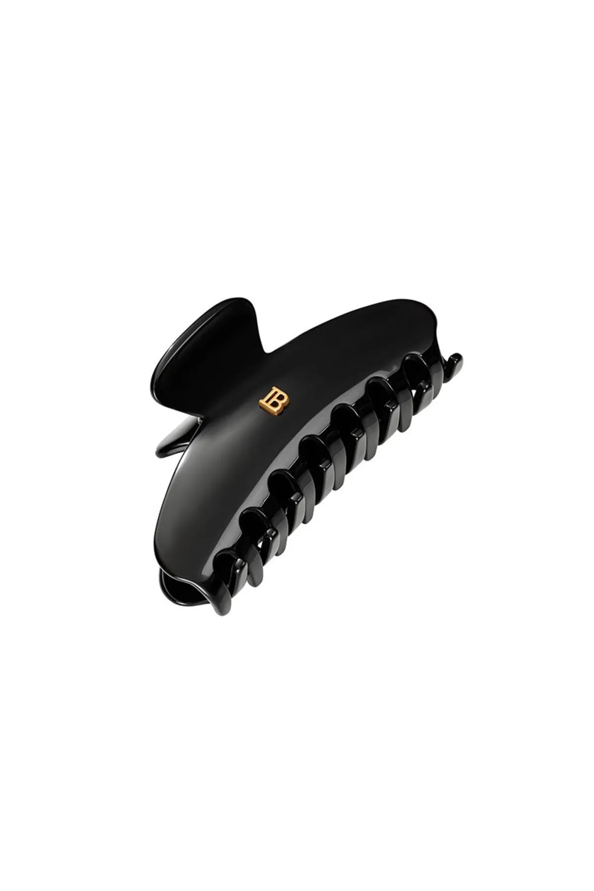 Cellulose Acetate Pince à cheveux Medium Black