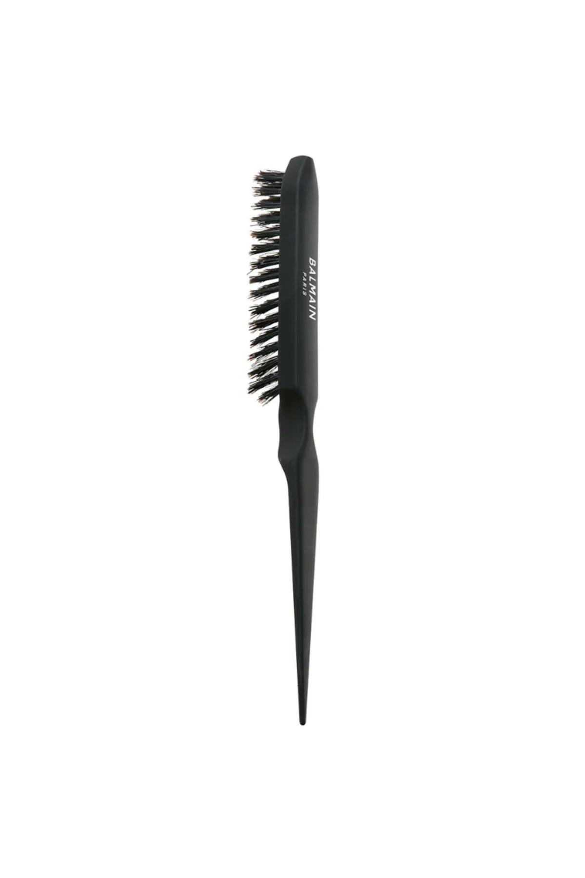 Professional Boar Hair Backcomb Brush Black