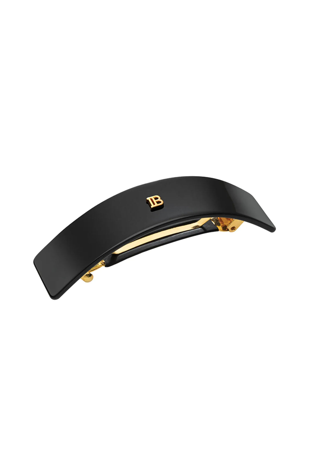 Cellulose Acetate Barrette pour Cheveux Large Black
