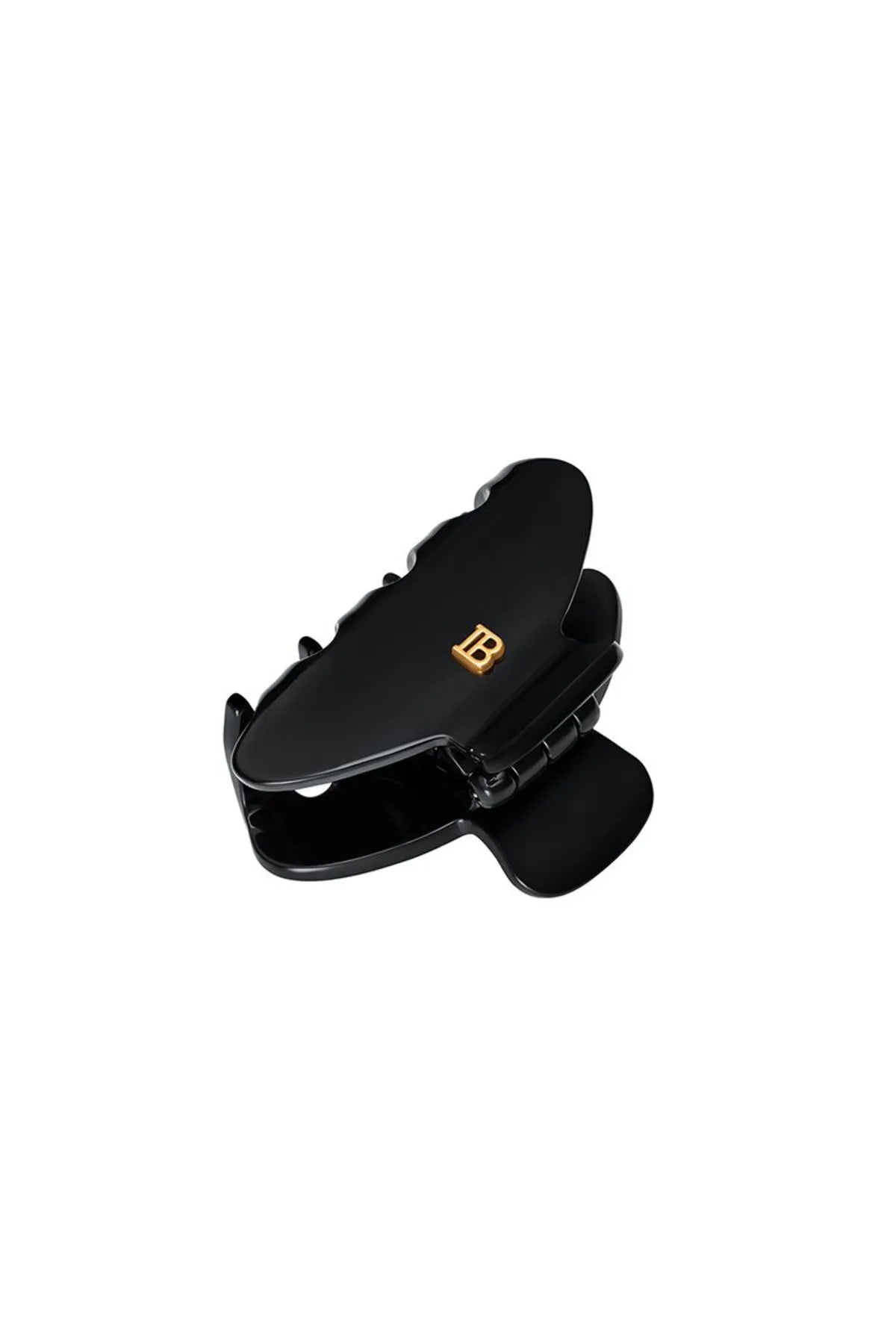 Cellulose Acetate Pince à cheveux Small Black