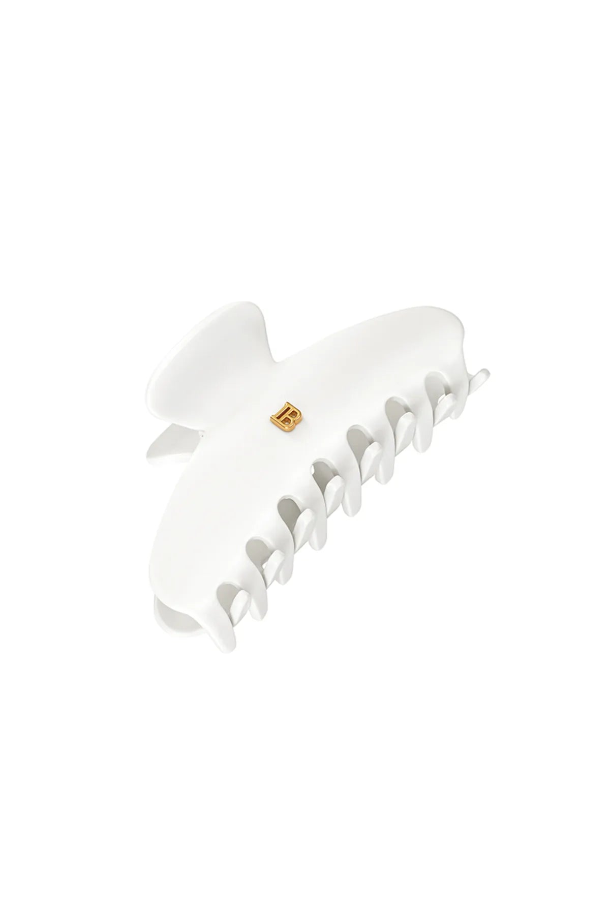 Cellulose Acetate Pince à cheveux Medium White