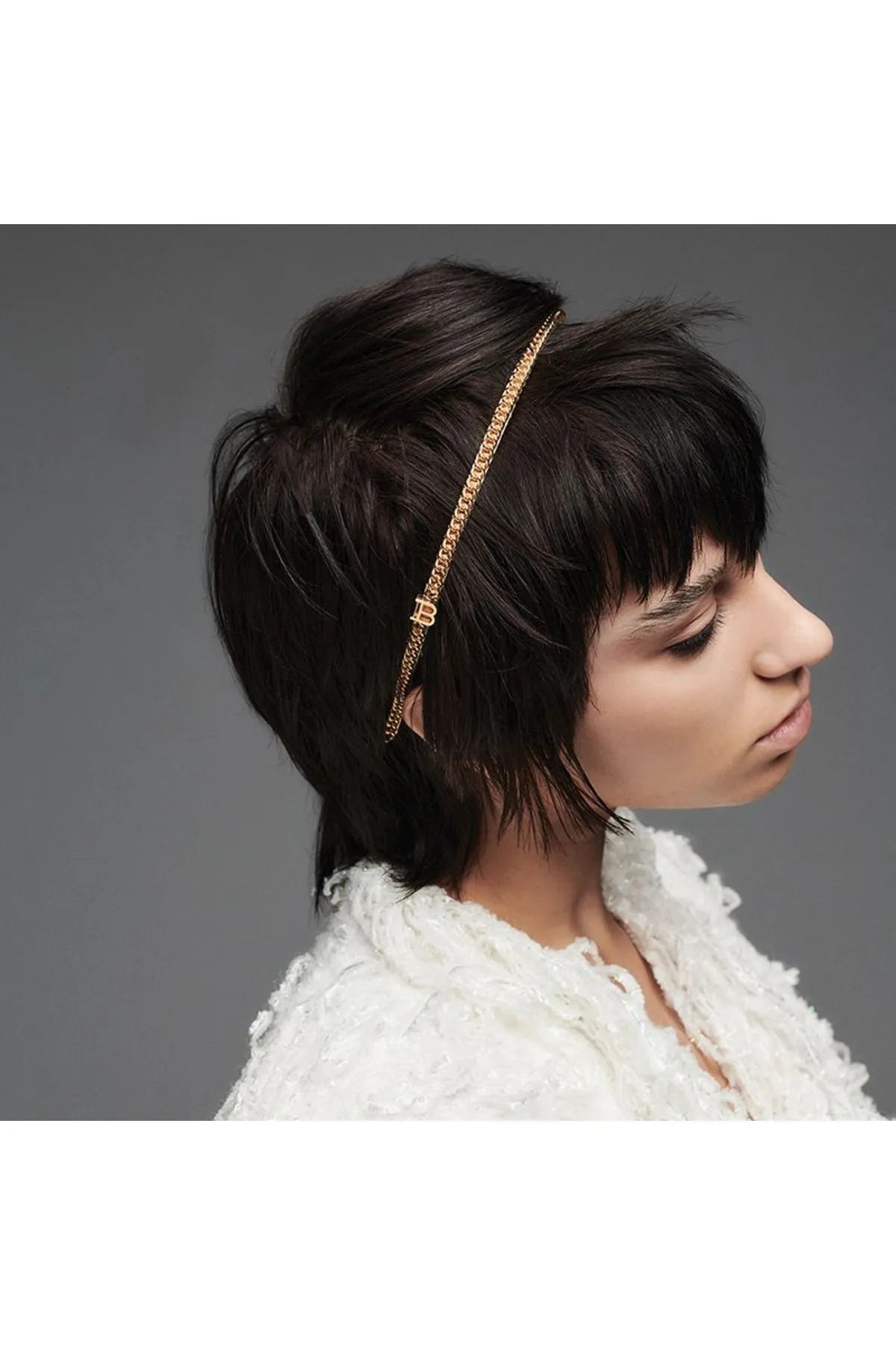 Pont Des Arts Headband Small Gold Chain