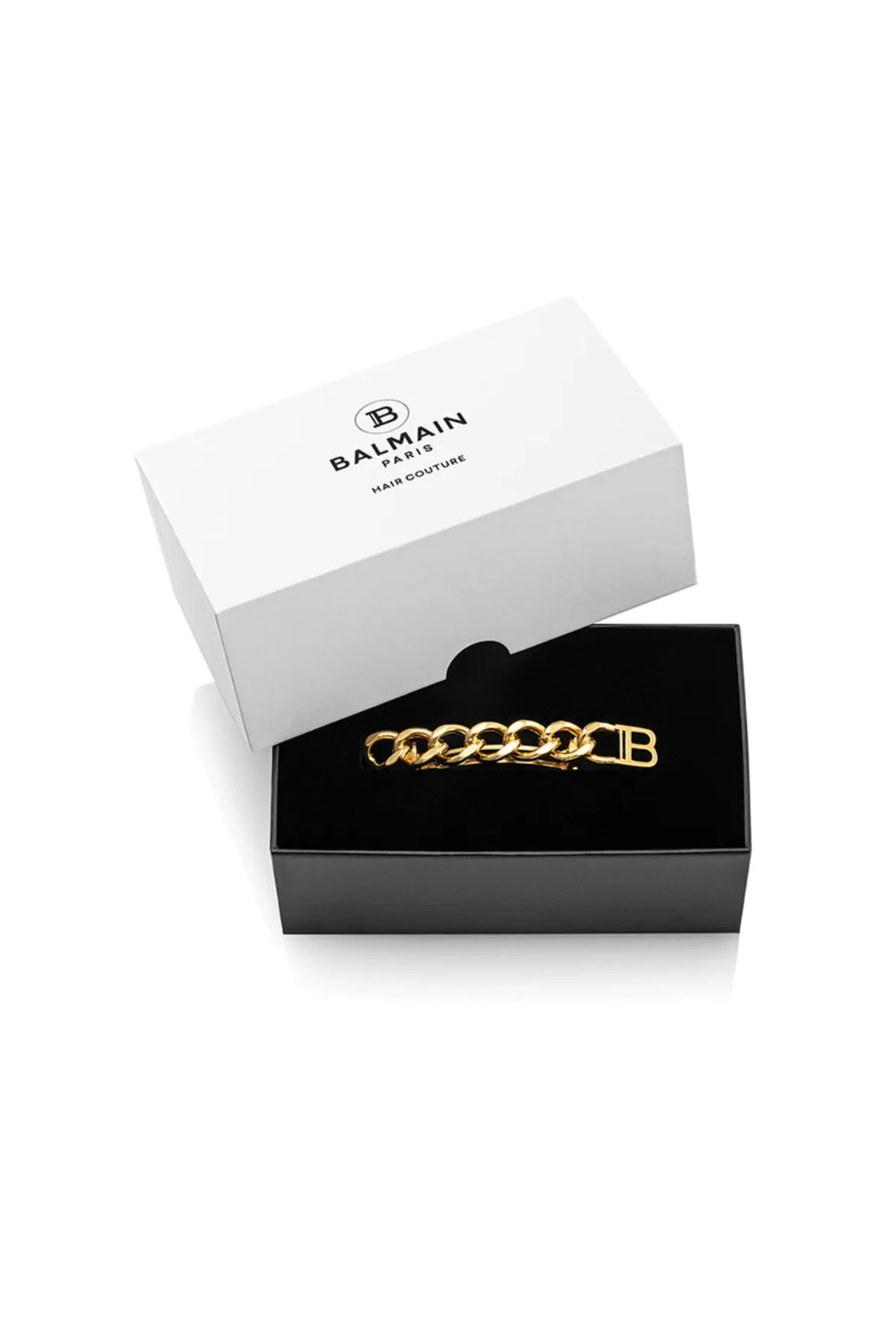Gold Plated Barrette Medium Chain