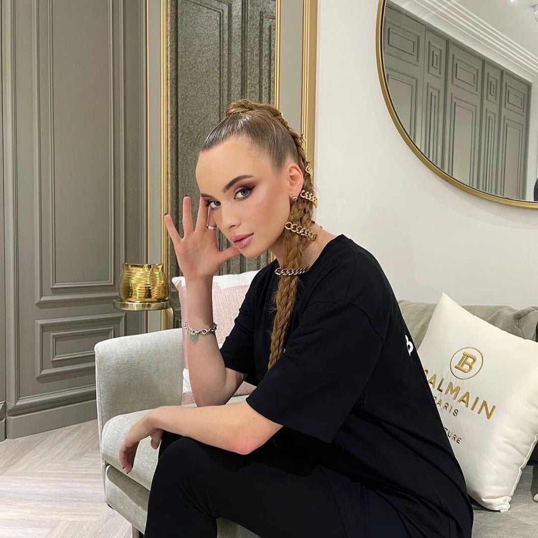 Gold Plated Barrette – Medium Chain